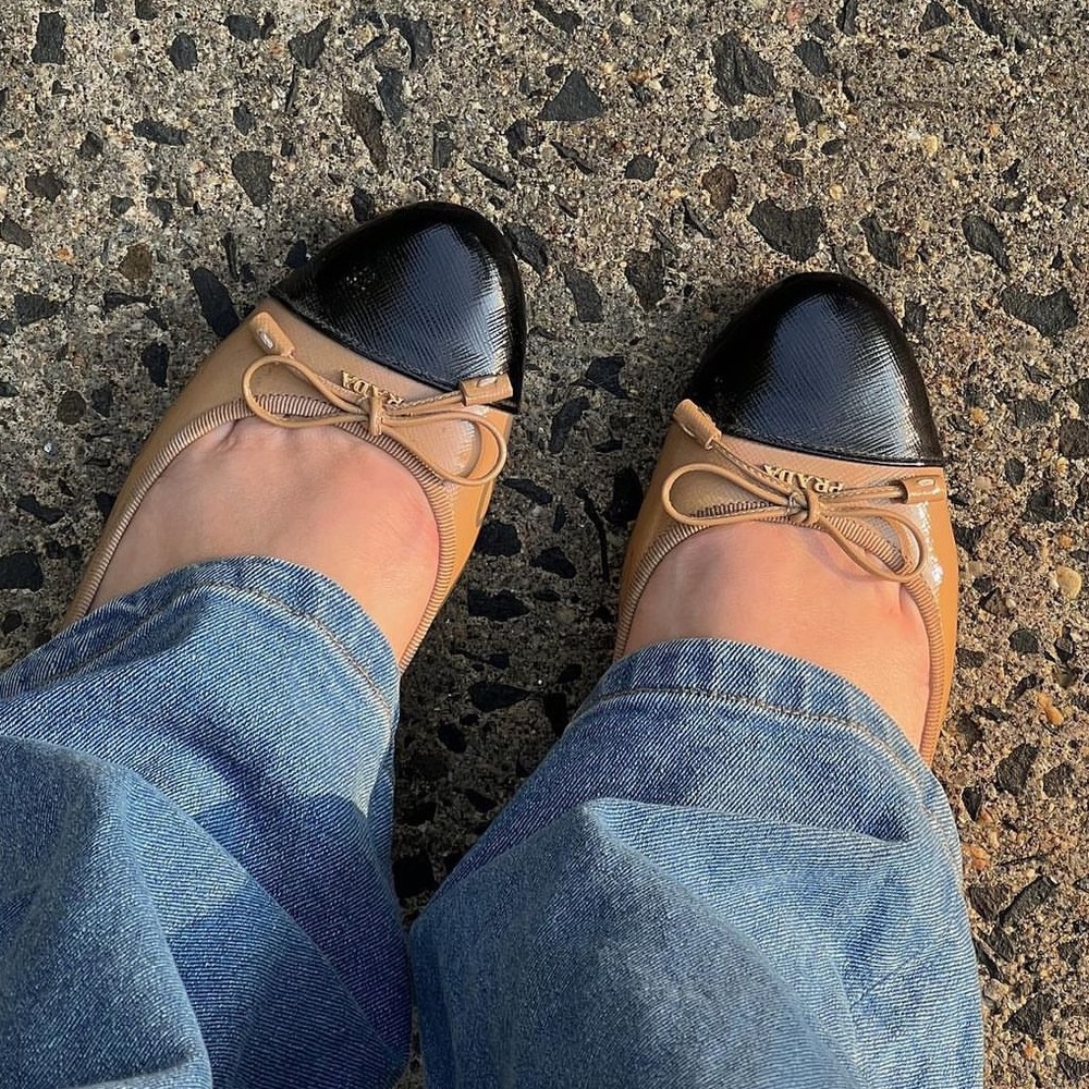 Prada Ballet Kitten Heels Gem